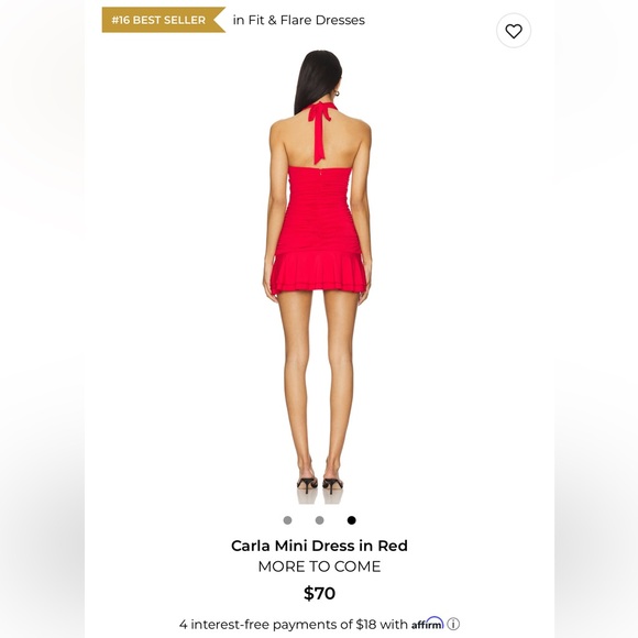 REVOLVE Red Mini Dress - Picture 2 of 4